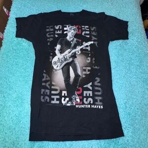 Hunter Hayes‎ 2013 Tour TShirt Womens Graphic Concert Tee Band Black
